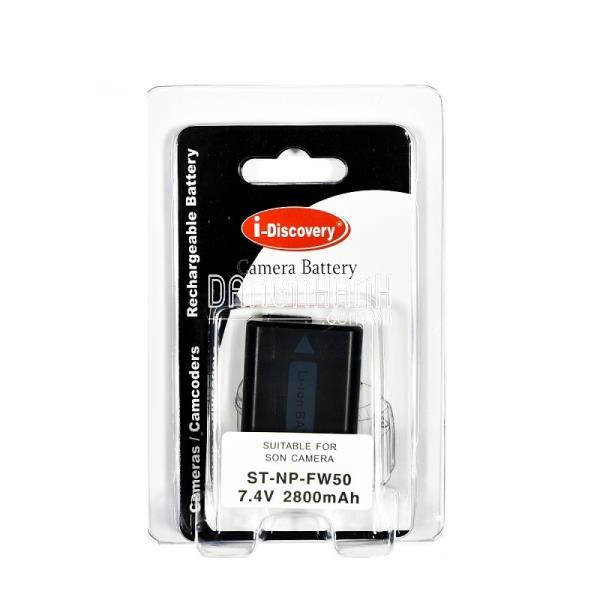Pin i-Discovery NP-FW50 cho Sony A6000, A6100, A6300, A6400, A7M2