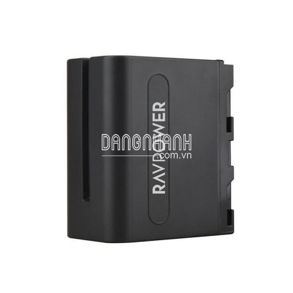 Pin Ravpower NP-F970 Cho Sony F960, F950, F550, F750, FM50, FM70, FM90, PAN VDB1, VDB2, JVC V607u, V617u
