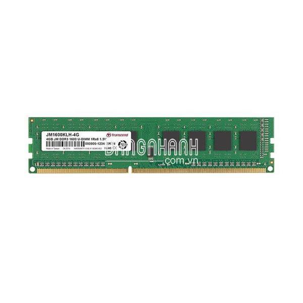 Ram PC Transcend 4GB JetRam JM DDR3 1600MHz JM1600KLH-4G