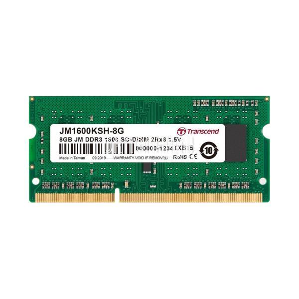Ram Laptop Transcend 8GB JetRam JM DDR3 1600MHz JM1600KSH-8G