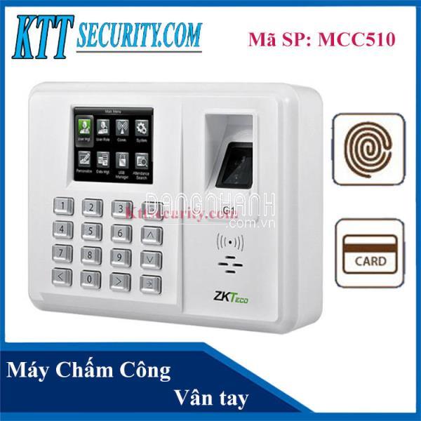 Máy chấm công Vân tay, Thẻ Zkteco | MCC510