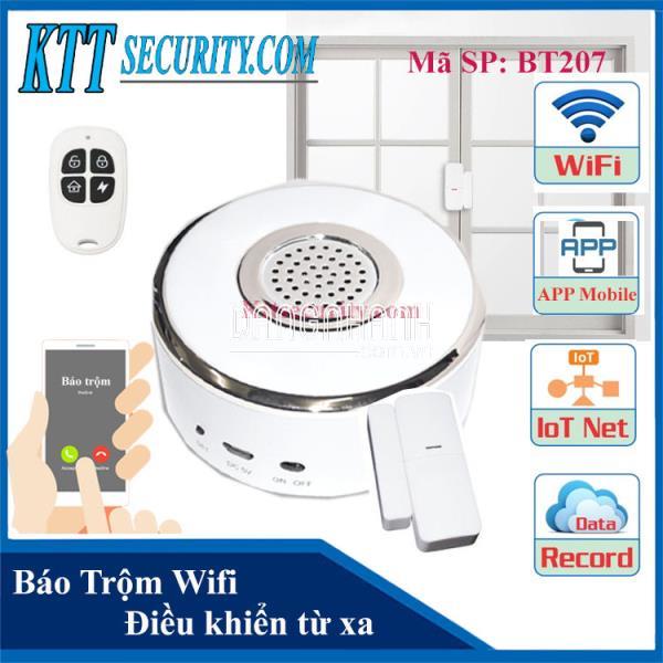 Báo trộm qua Wifi BT207 - Điều khiển báo trộm từ xa