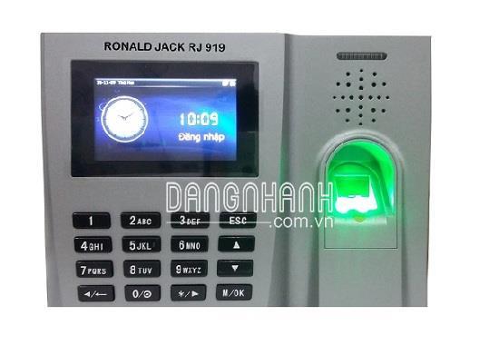 Máy chấm công vân tay và thẻ cảm ứng RONALD JACK RJ 919