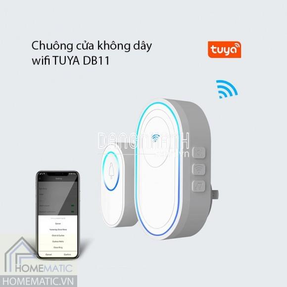 CHUÔNG CỬA KHÔNG DÂY WIFI TUYA DB11