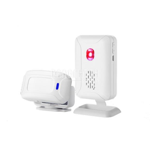 CHUÔNG BÁO KHÁCH KHÔNG DÂY HỌC LỆNH THÔNG MINH PHÁT NHẠC MP3 TỰ CHỌN CACAZI KS-SF20RV2