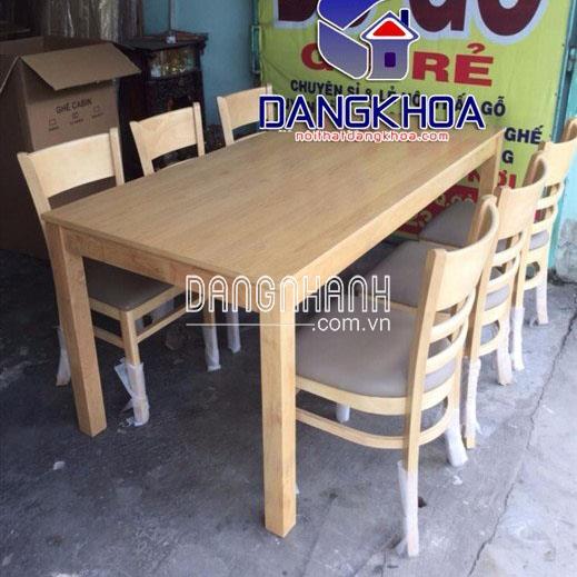 Bàn Ăn Gỗ Tự Nhiên 6 Ghế Cabin – BADK07