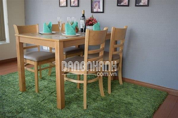 Bàn Ăn 4 Ghế Cabin Màu Tự Nhiên – BADK18