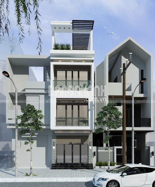 Top 4 mẫu thiết kế nhà 4 tầng hiện đại tuyệt đẹp