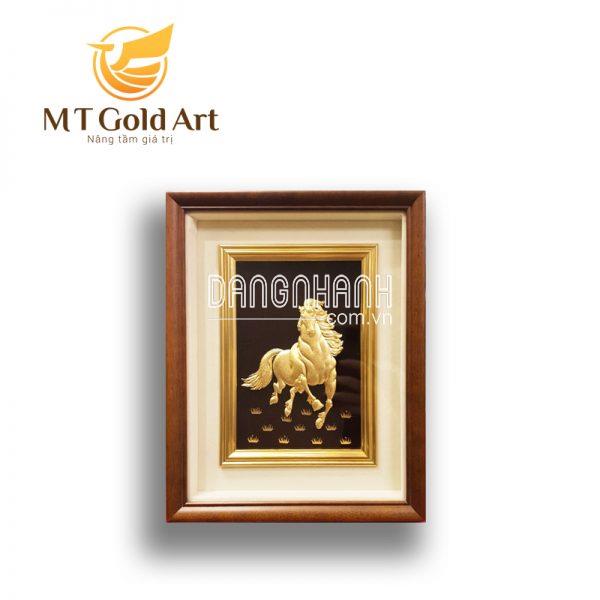 Tranh mã đáo thành công CNC (27x34cm)