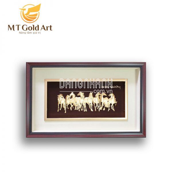 Tranh mã đáo thành công-Tranh bát mã (65×90)