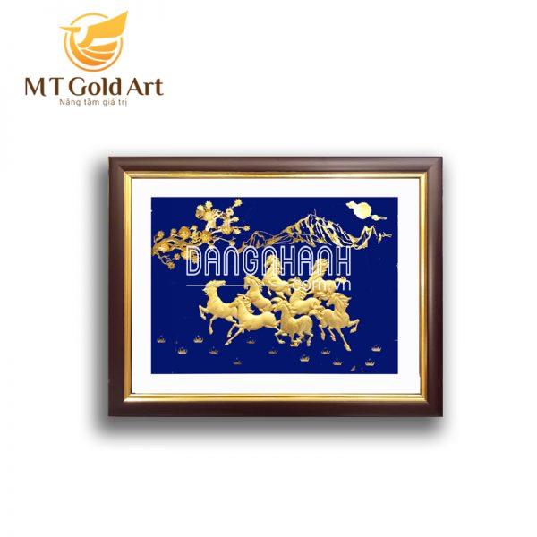 Tranh Mã Đáo Thành Công – Tranh bát mã (27×34)