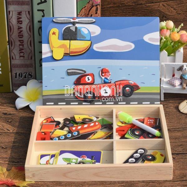 Đồ Chơi Ghép Hình Nam Châm Phát Triển Kĩ Năng Sáng Tạo Cho Bé