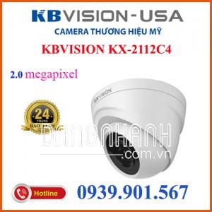 Camera Dome 4 in 1 hồng ngoại 2.0 Megapixel KBVISION KX-2112C4