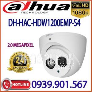 Camera Dome 4 in 1 hồng ngoại 2.0 Megapixel DAHUA HAC-HDW1200EMP-S4