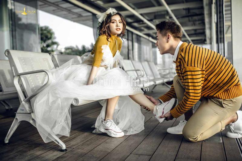 Chụp hình cưới phim trường