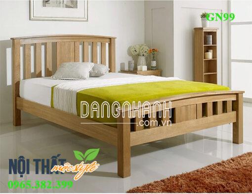 Giường 1m2 gỗ sồi GN99 – nét đẹp hiện đại,cao cấp