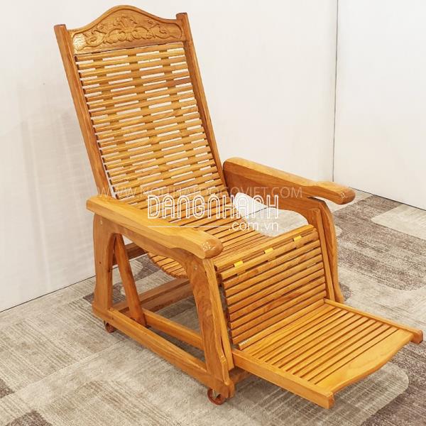 Ghế Dây Thư Giản Gỗ Gõ Đỏ Tự Nhiên Cao Cấp
