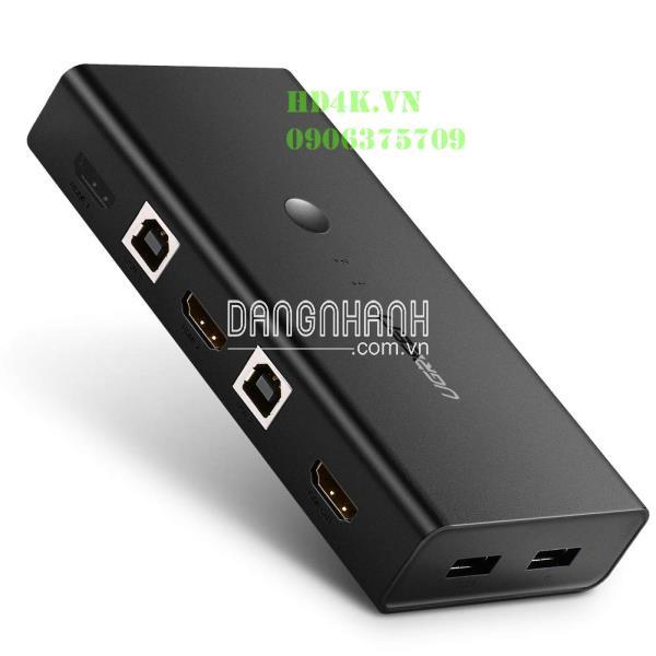 Bộ gộp HDMI chuẩn 2.0 5 vào 1 ra hỗ trợ 4K 60Hz Ugreen 50710