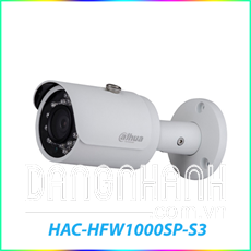 CAMERA HAC-HFW1000SP-S3 1.0 MEGAPIXEL