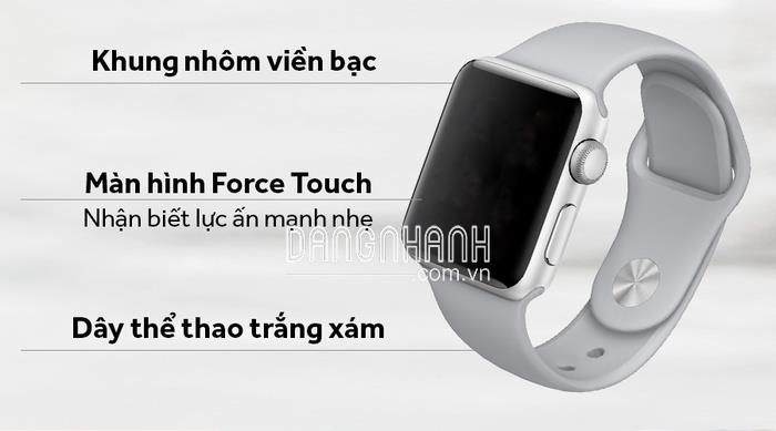Apple Watch Series 3 GPS 38 mm Aluminum Sport Band Likenew Fullbox 