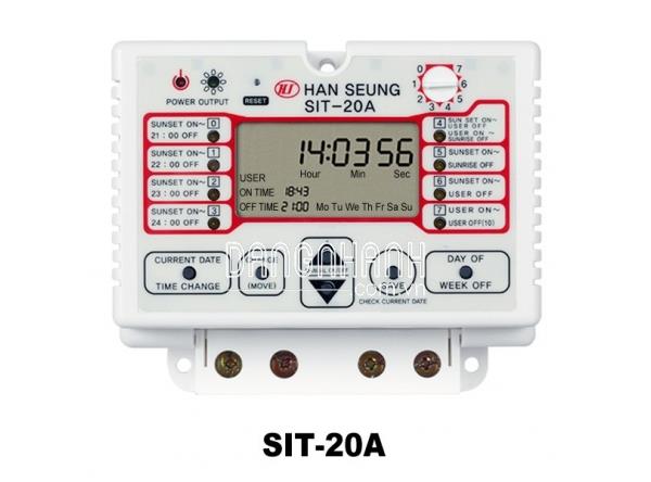 SIT-20A- THIẾT BỊ HẸN GIỜ KỸ THUẬT SỐ, CHƯƠNG TRÌNH HẰNG TUẦN