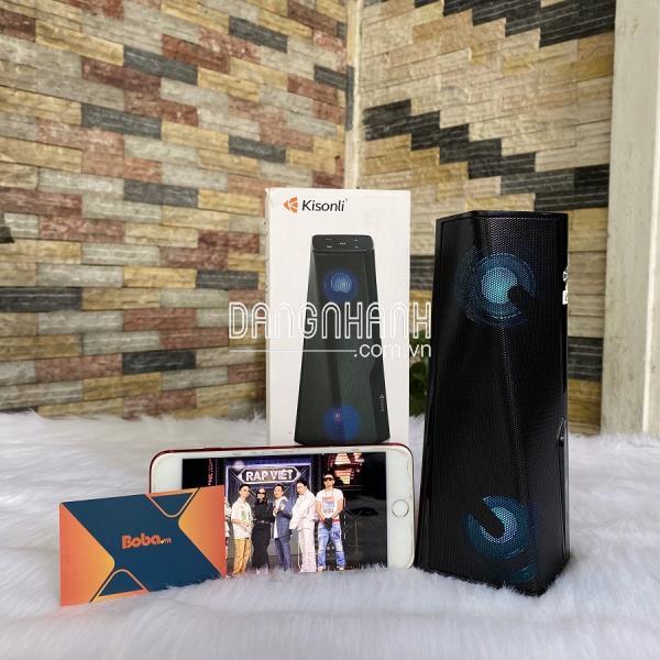 Loa Bluetooth KISONLI Q8S-Tích Hợp Đèn LED