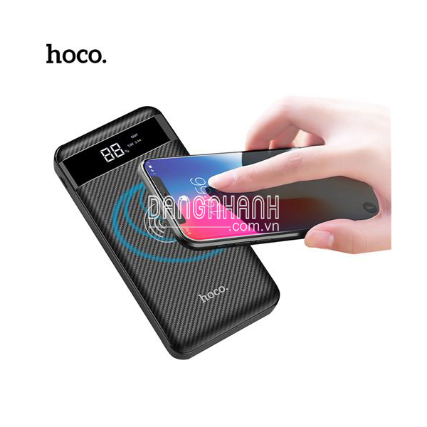 Pin dự phòng 10000 Mah hỗ trợ sạc không dây HOCO J11 [CHÍNH HÃNG]