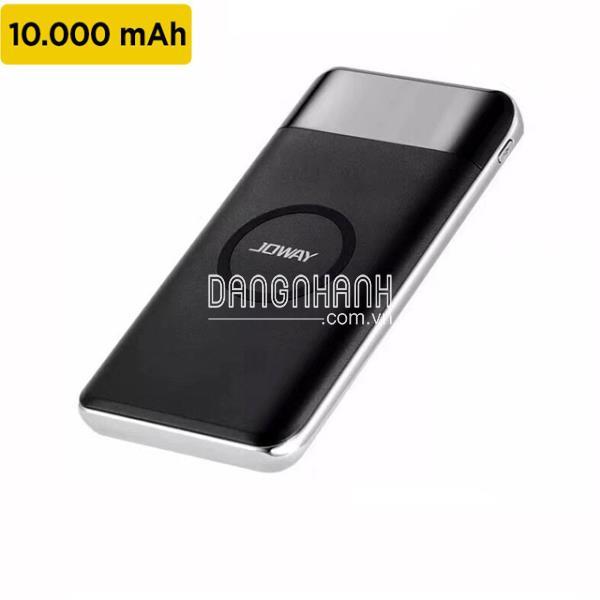 Pin dự phòng kiêm sạc không dây JOWAY JP150 chuẩn QI 10000mAh