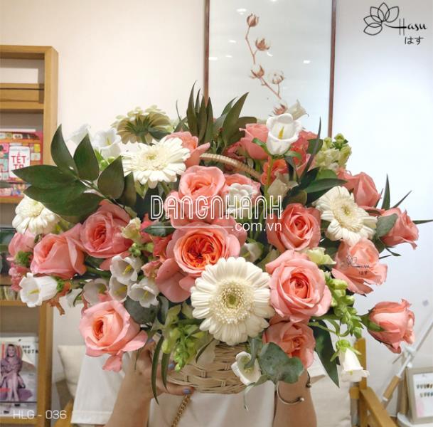 LẴNG HOA HỒNG HLG - 036 HOA NHẬP KHẨU