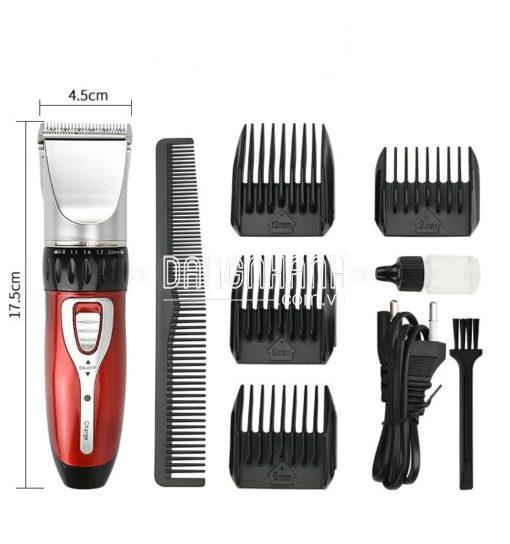 Tông đơ cắt tóc không dây chuyên nghiệp Jichen JC-0817 – Kèm 4 cỡ lược căn chỉnh độ dài tóc