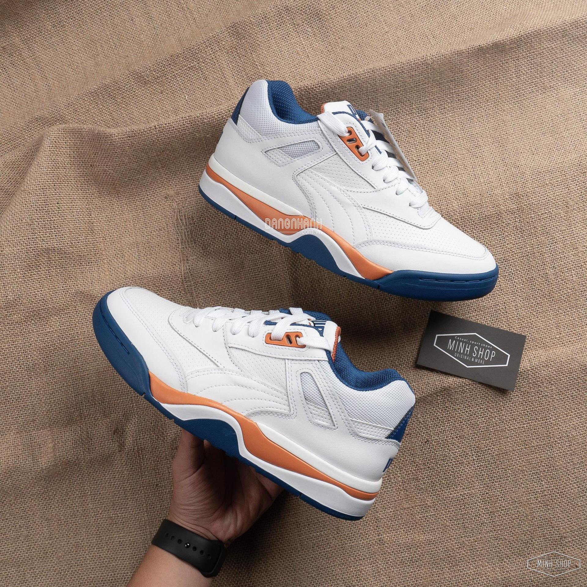  FORM DÁNG CỰC THỊNH (-750K OFF )💥 HÀNG CHÍNH HÃNG PUMA PALACE GUARD WHITE BLUE 2021** [370063 05]