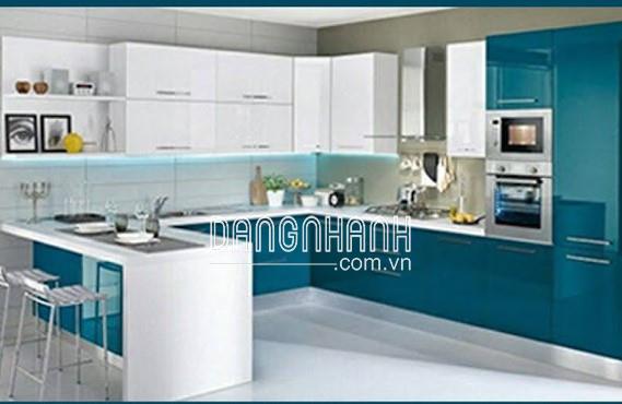 Tủ Bếp Gỗ Công Nghiệp Acrylic Cao Cấp