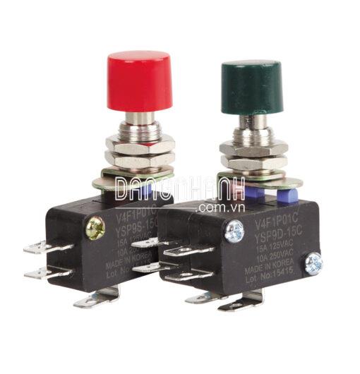 AC125V 15A IRON DOUBLE PUSH BUTTON