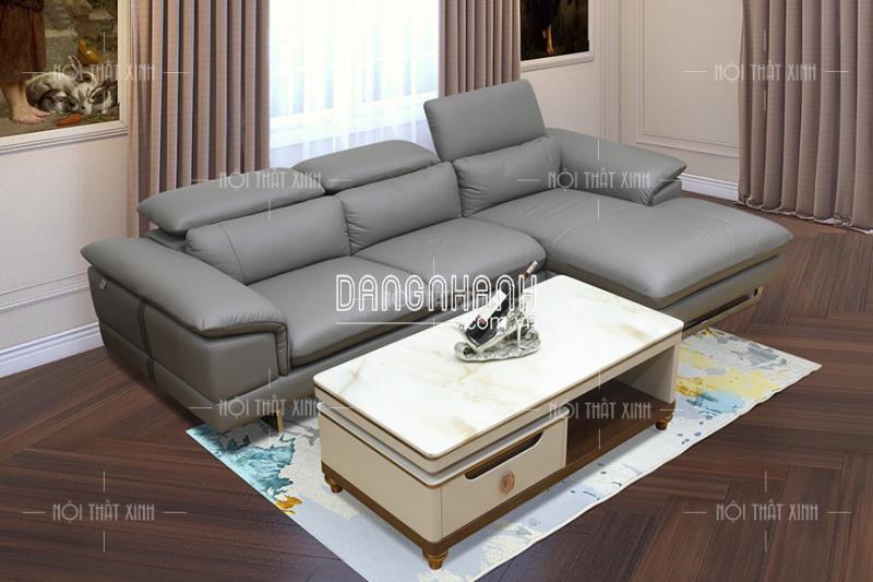 Sofa da thật 100% Malaysia H9270-GN