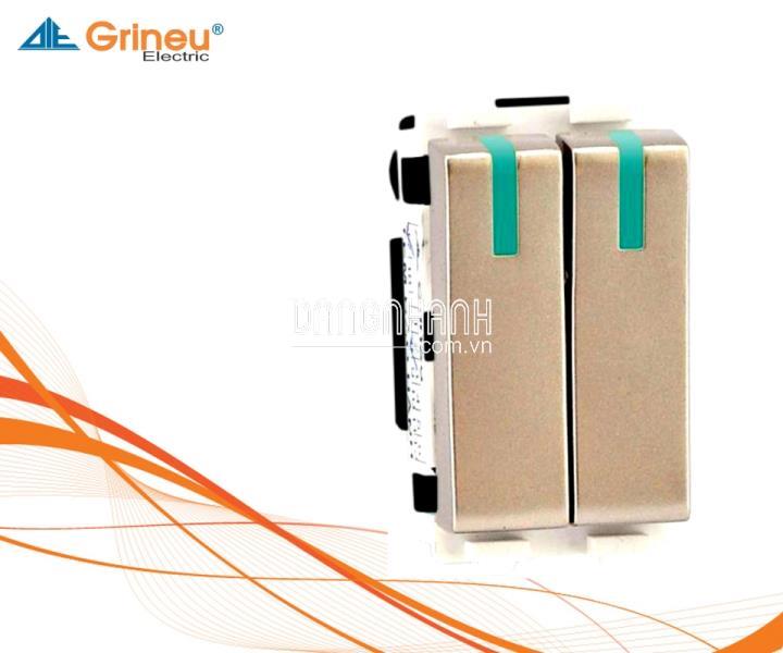 Hạt công tắc bật đôi nhỏ 16A SBD96/2