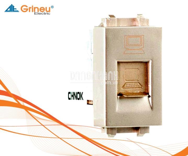 Ổ cắm mạng 8 dây SRJ8-96 (Màu vàng đồng)