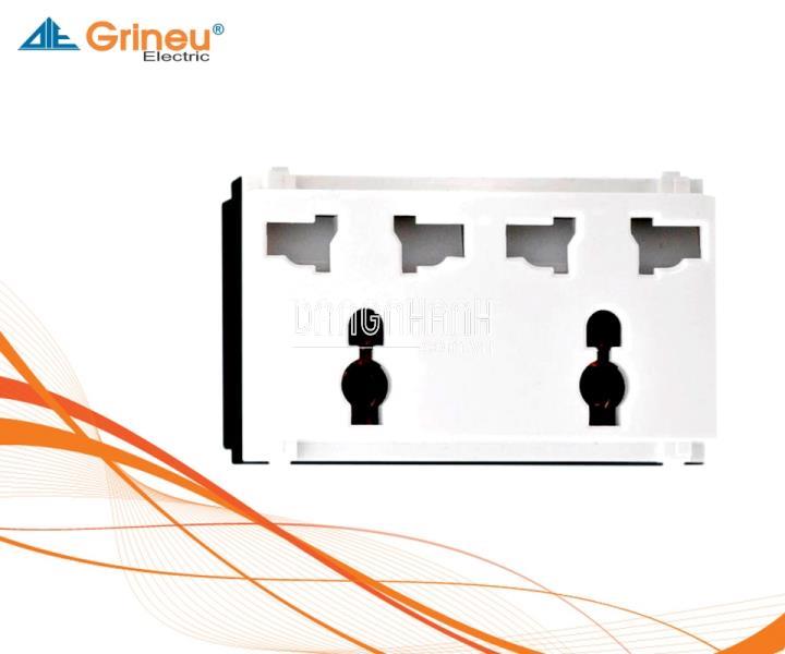 Ổ cắm đôi đa năng ( cỡ 99 ) KSWZ/2-99