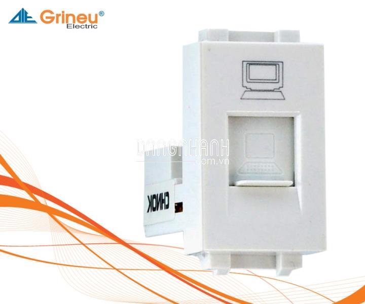 Ổ cắm mạng 8 dây KSRJ8-96 (Màu trắng)