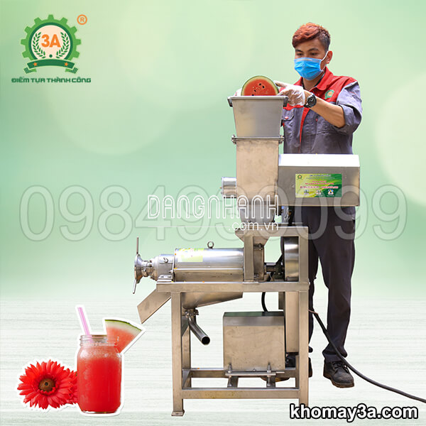 Máy ép hoa quả công nghiệp inox 3A3kw