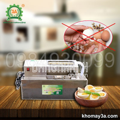 Máy bóc vỏ trứng cút, trứng gà 3A40W