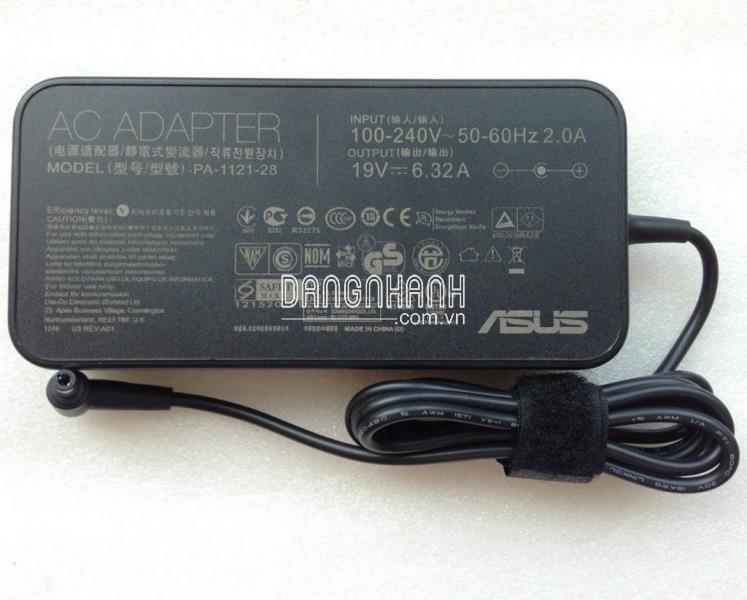 SẠC LAPTOP ASUS CỤC DÀI ĐẦU THƯỜNG 19V-6.32A (130W)