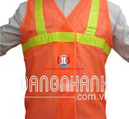 Áo phản quang màu cam - lưới vải VN ( kiểu MT) L1