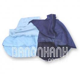 Giẻ lau màu nhỡ + can (15 x 25) - Vải đông xuân cotton