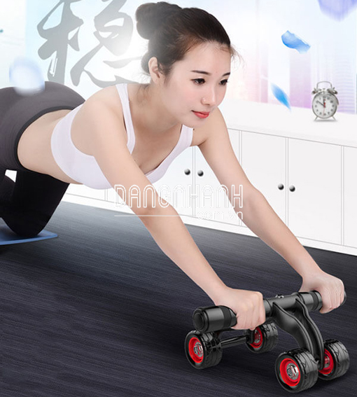 DỤNG CỤ TẬP GIẢM MỠ BỤNG 4 BÁNH GIÁ RẺ