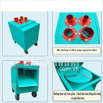 Máy băm cây thuốc bắc Kamast 2018