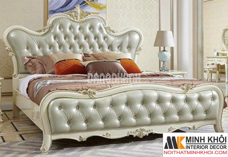 Giường Ngủ Tân Cổ Điển Phong Cách Bắc Âu-GN1043