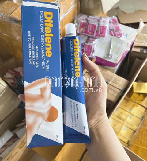 Gel Giảm Đau Cơ Xương Khớp Difelene Diclofenac Diethylammonium 100g