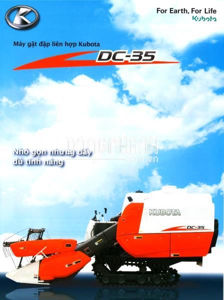 MÁY GẶT ĐẬP LIÊN HỢP KUBOTA DC35