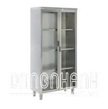 Tủ kính inox