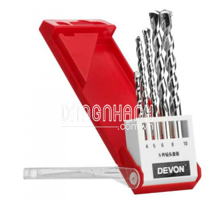 Bộ C5 mũi khoan tường Devon D-DBSC-5P(M)